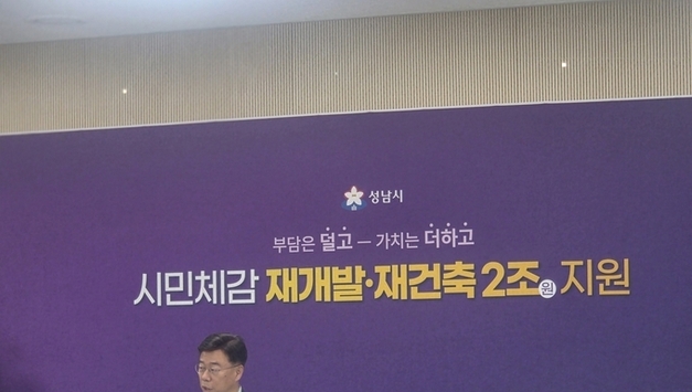 성남시, 재개발·재건축 2조원 투입…"부담은 덜고 가치는 더하고"
