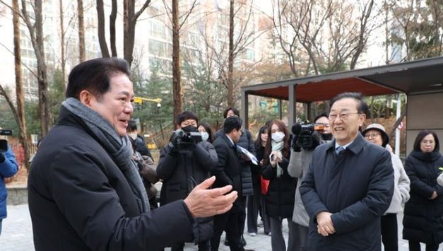 최대호 안양시장, 국토부장관과 평촌신도시 선도지구 현장점검