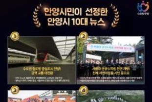 철도망 중심도시부터 서울대 안양수목원 전면개방까지…시민이 뽑은 ‘2025 안양시 10대 뉴스’