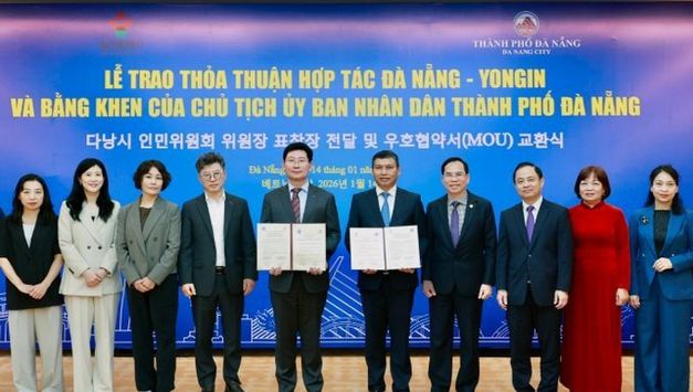 이상일 용인특례시장, 베트남 다낭시청 방문해 우호협약 체결