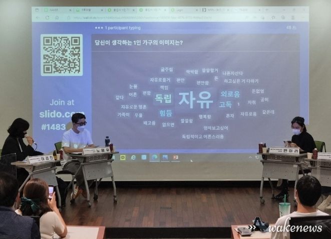 지난 27일 용인예술과학대학교 국제관 스칼라홀에서 ‘2022 양성평등주간 토크쇼 1로와용’이 열렸다