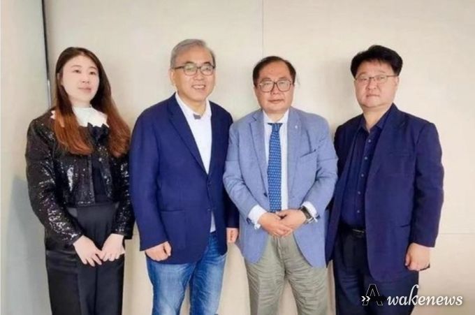 박영준 IMI 상임고문(왼쪽 두번 째)과 함께