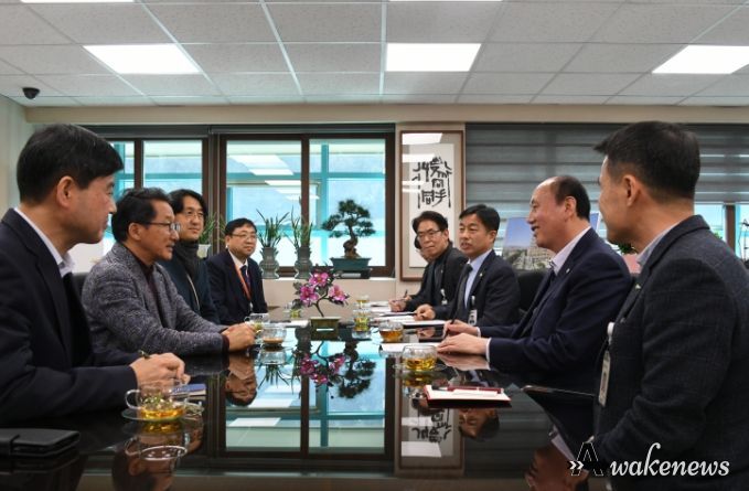 경기문화재단 유인택 대표이사 업무 협의차 동두천시 방문