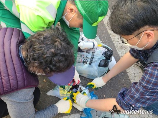수원시 팔달구 화서1동, 공동주택 생활쓰레기 샘플링 점검 실시