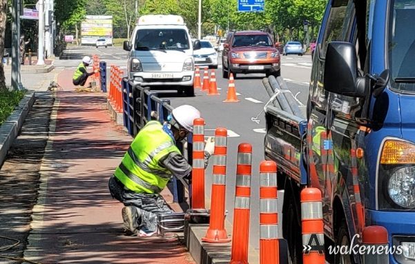고양특례시 일산서구, 고양국제꽃박람회 맞이 주요도로 주변 시설물 일제정비