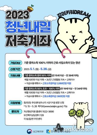 양주시, 2023년 청년내일저축계좌 신규가입자 모집