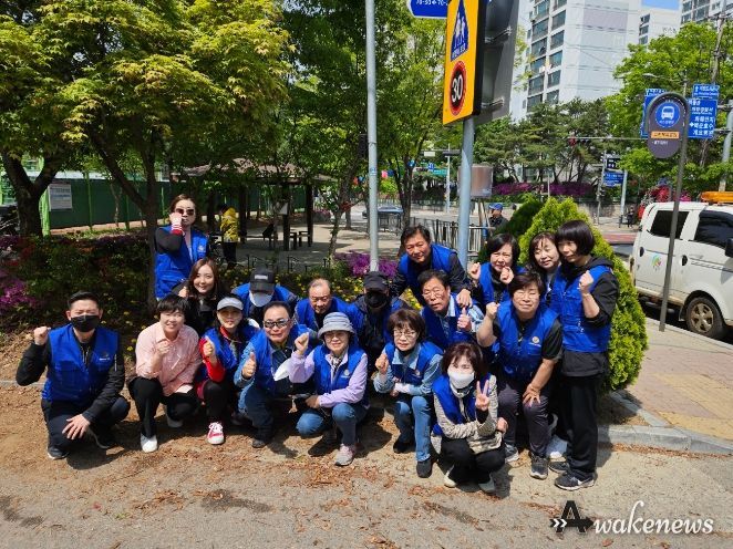 의왕시 고천동 바르게살기위원회, 꽃길 가꾸기 실기