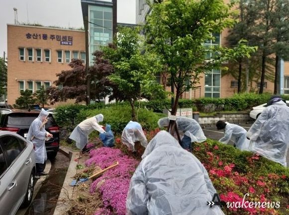 의정부시 송산1동 주민자치회 '깨끗하고 아름다운 송산1동 마을조성 사업' 진행