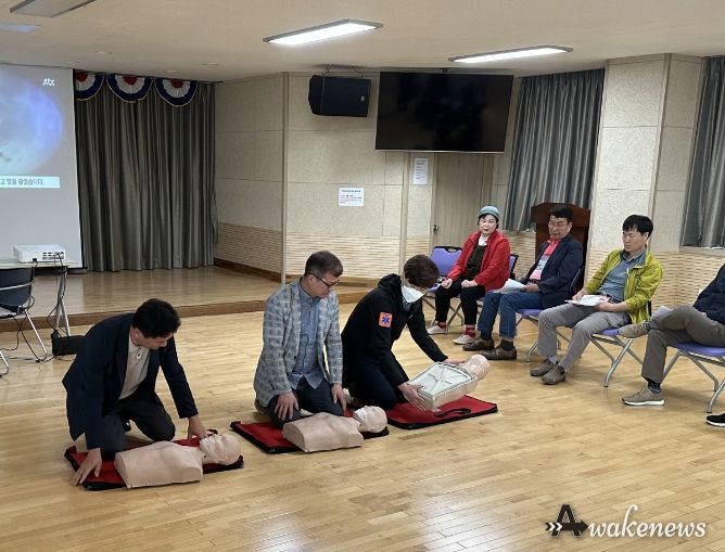 안성2동통장협의회, 심폐소생술 교육 실시