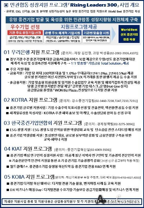 라이징 리더스 300 프로그램 개요