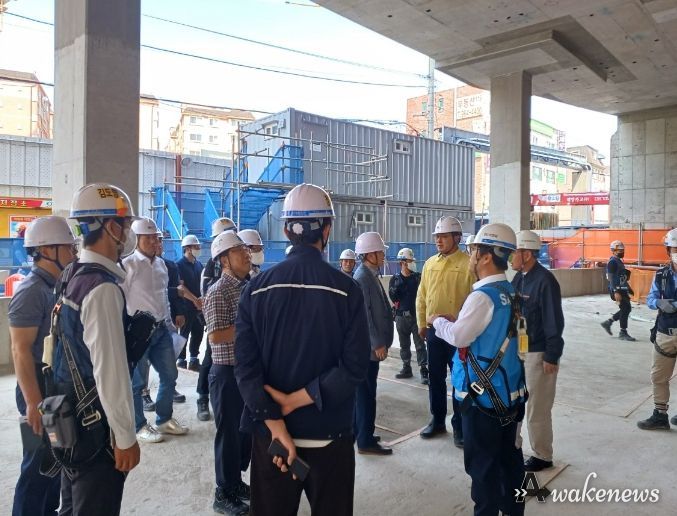 고양성사혁신지구 건설현장 품질·안전점검 현장