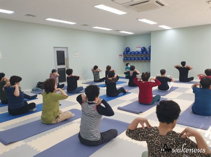 ‘실버청춘 건강 교실’ 운영 모습