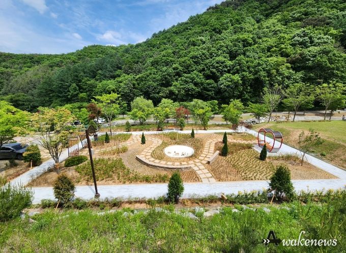 안성시, 서운산 자연휴양림 내 '숲속힐링정원' 조성완료
