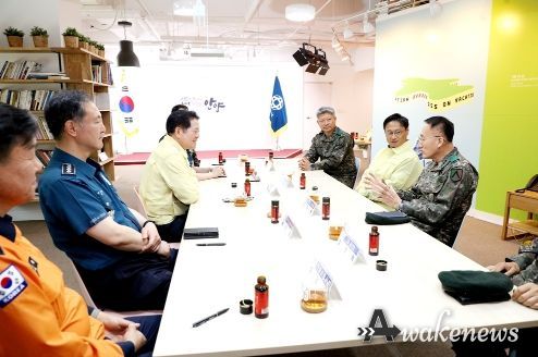 안양시, 풍수해 대비 유관기관 회의 및 통합방위예규 개정 서명식 개최