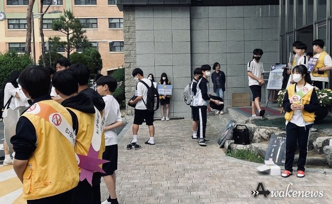 세계 금연의 날을 맞아 흡연 예방 캠페인