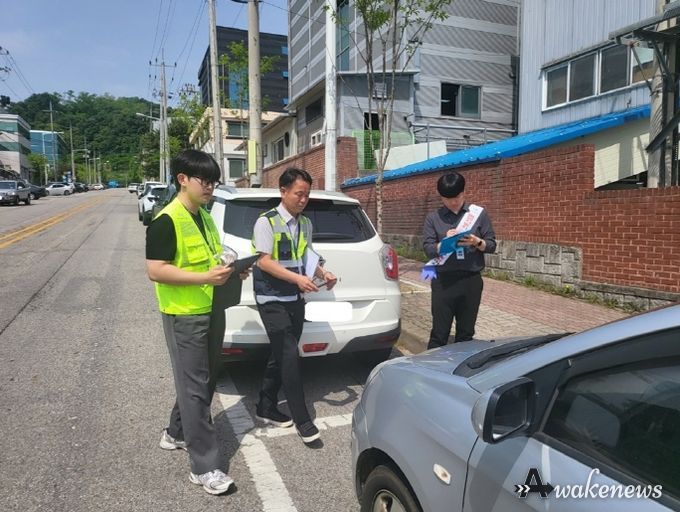 의정부시, 불법 자동차 일제단속에서 22건 적발