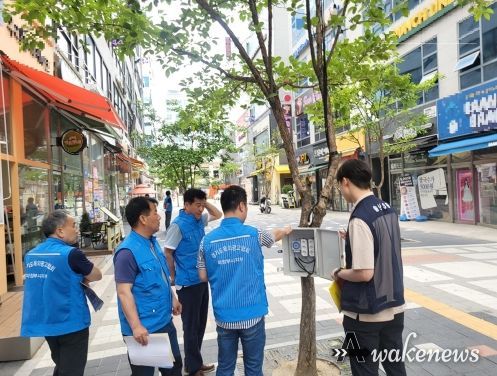 송산권역, 풍수해 대비 옥외광고물 안전점검 및 일제정비 실시