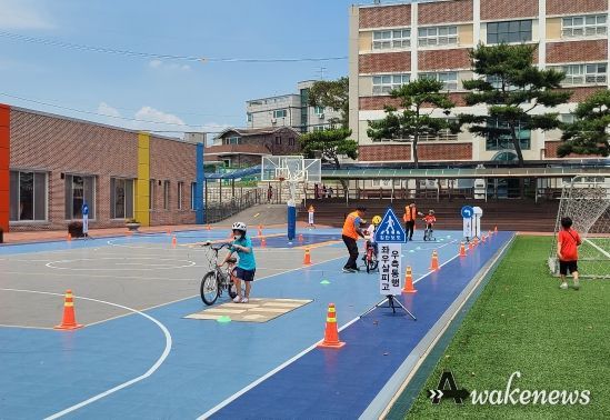 여주 가남초등학교, ‘자전거 안전교육’ 운영