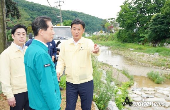 행정안전부 차관 재해복구사업 현장방문