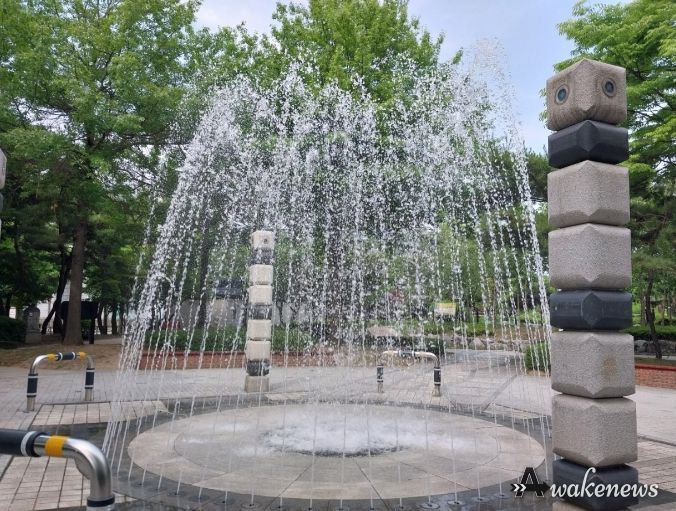 동두천시, 공원 내 물놀이형 수경시설 개장