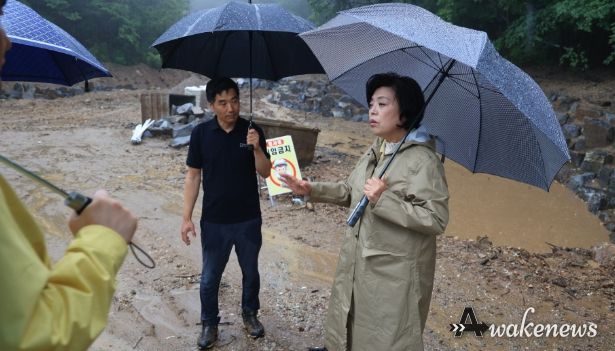 신계용 과천시장, 지난해 폭우 피해 입은 지역 점검 나서