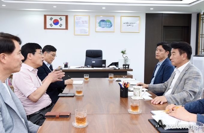 김동근 의정부시장, 용현산업단지 기업인협의회와 소통하며 입주자 애로 청취