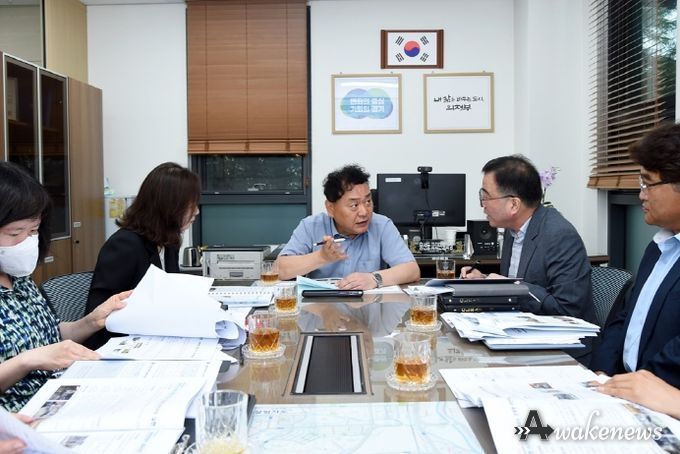 김재훈 의정부 부시장, 주요 업무계획 보고 및 현안사항 점검