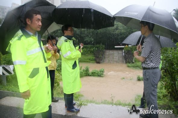 고양특례시 덕양구, 주요 하천 및 펌프장 점검 실시