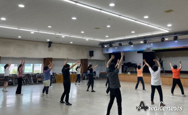 신체활동 프로그램 참여 모습