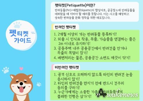 펫티켓 가이드