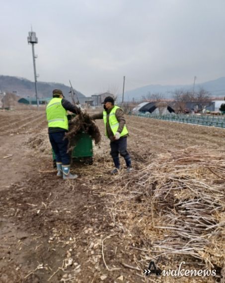 동두천시, 가을철 농업부산물 파쇄사업 추진