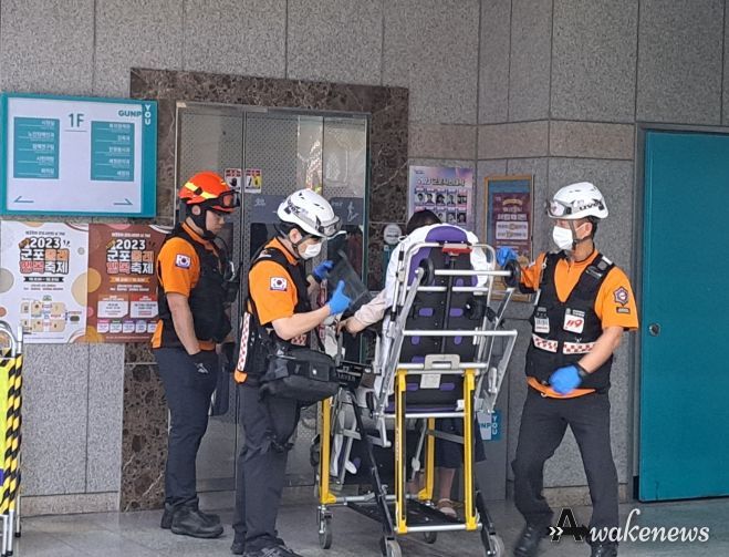 군포시, 2023년 승강기 사고대응 합동훈련 실시