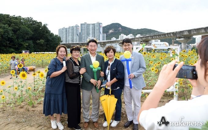 의정부시, 신곡 달빛물든 해바라기 정원 개장