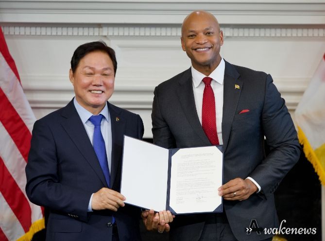 경남도지사와 메릴랜드주 웨스 무어 주지사 면담(양해각서 체결)