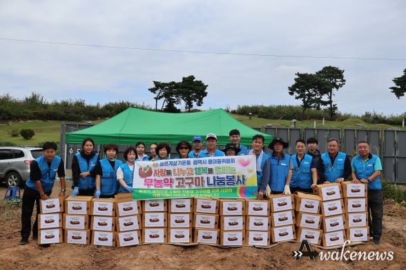 바르게살기운동 평택시 용이동위원회 '사랑의 고구마' 수확
