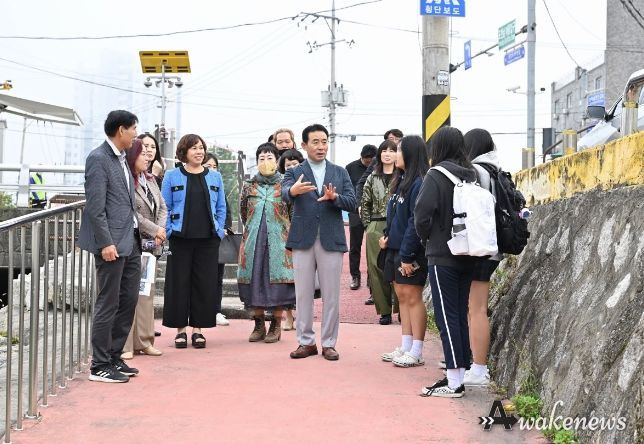백영현 포천시장, 포천중학교·포천여자중학교 통학로 환경 개선 현장점검 실시