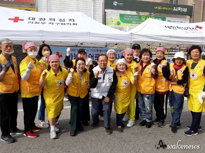 의정부시 가능동적십자봉사회, 10주년 맞아 어르신 식사 대접