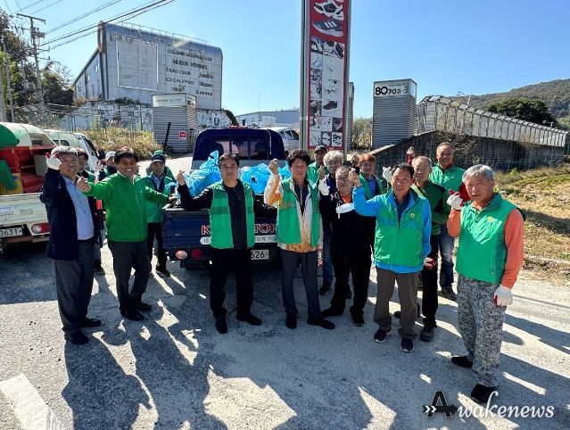 여주시 점동면 새마을지도자(남)협의회, 2023년 여주오곡나루축제 맞이 환경정화활동 실시