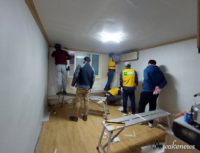 군포시 군포1동 지역사회보장협의체, 취약계층 주거환경개선사업 실시