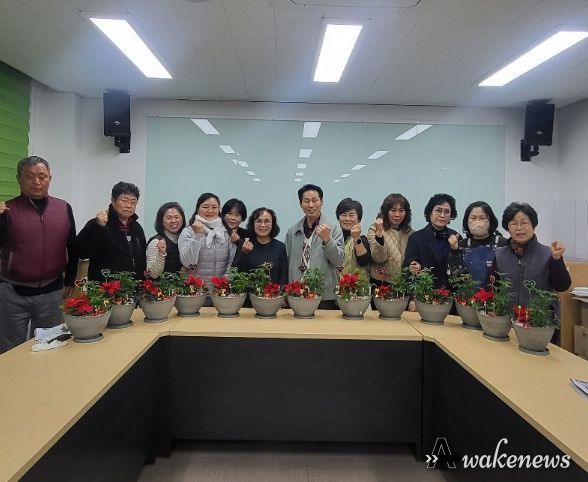 포천시 군내면 청소년지도협의회, 화초 심기 힐링 테라피 특화사업 실시