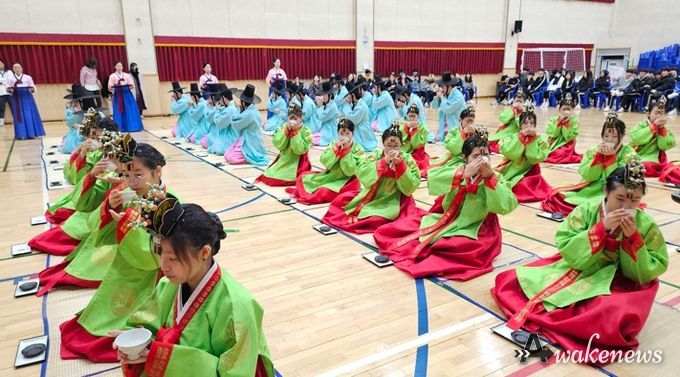 용인특례시 용인시예절교육관이 진행한 '찾아가는 예절교육' 모습