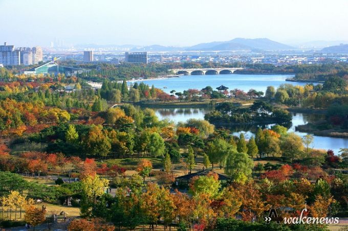 일산호수공원 전경