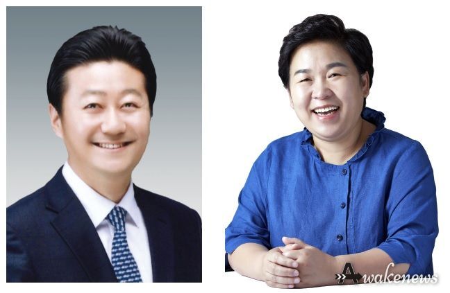 경기도의회 김진경 의원(좌)/ 문정복 국회의원(우)