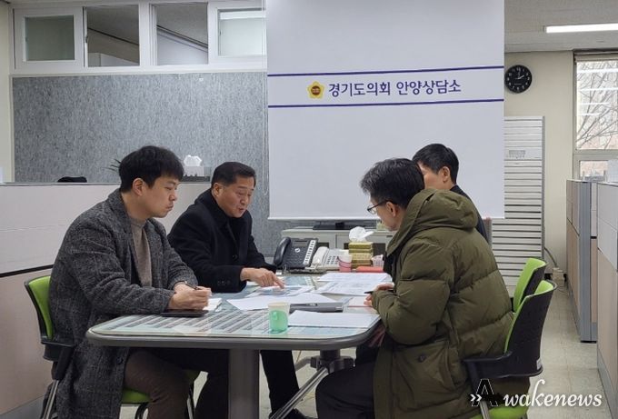 유영일 의원, 안양 냉천지구 주거환경정비사업 출입구 문제 면담