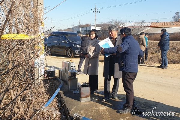 화성시의회 위영란·장철규 의원, 양감면 요당리 수질오염사고 확산방지 당부