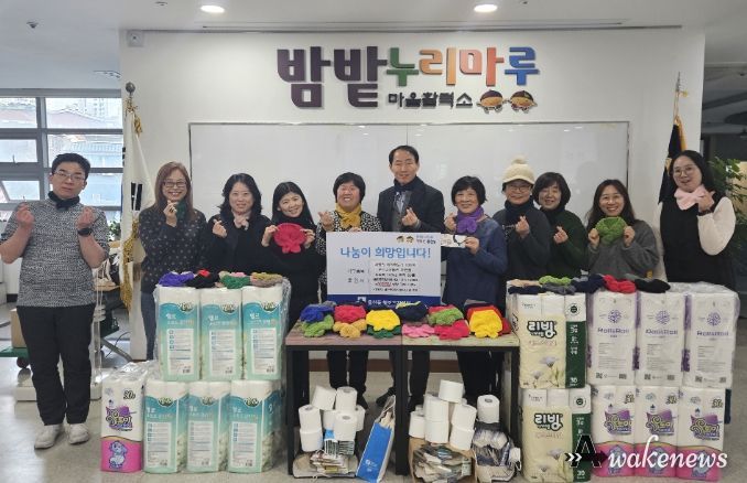 수원시 장안구 율천동 지킴이봉사단, 취약계층을 위해 60만원 상당 설 명절 맞이 물품 기부