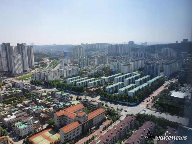 용인특례시가 올해 공동주택 보조금 27억3600만원을 지원한다. 사진은 수지구 공동주택 지역.
