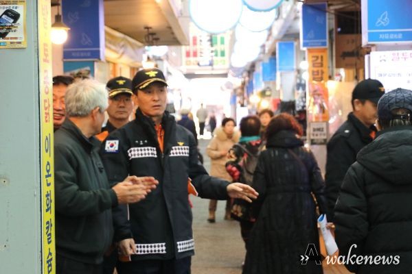 파주소방서, 설 명절 전통시장 화재예방 위한 현장 점검