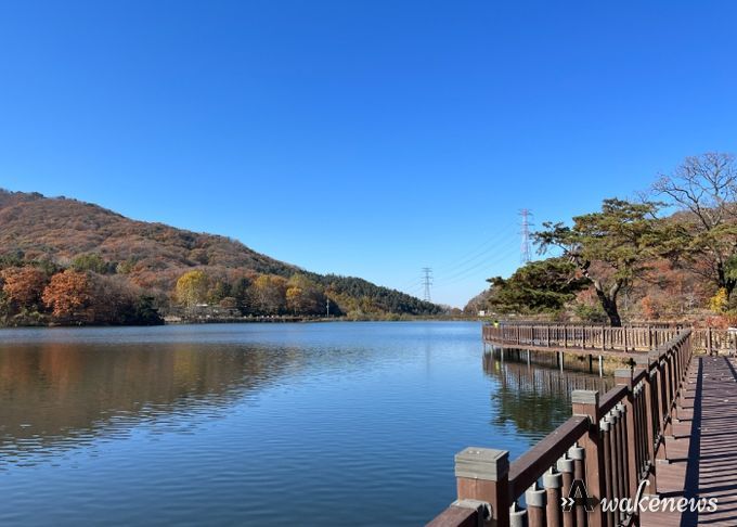 기산저수지 전경