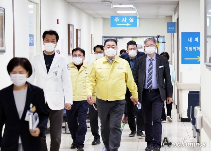 김경일 파주시장, 파주병원 비상진료 현장 방문